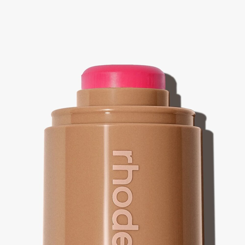 new in box rhode skin pocket blush in juice box - hot pink